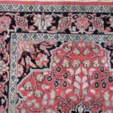 Tapis Tabriz Vintage Fait Main en Laine du Cachemire – 78 x 129 cm