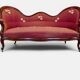 Three-seater basket canapé in Louis XV style – 19th century