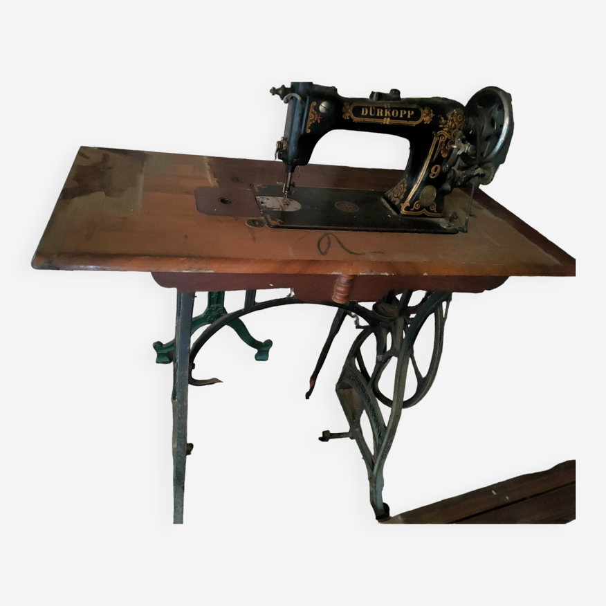 Ancienne machine à coudre manuelle " durkopp " 1929 | Selency