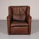 Patinated leather armchair by Gerard van den Berg for Montis, Netherlands, 1970s