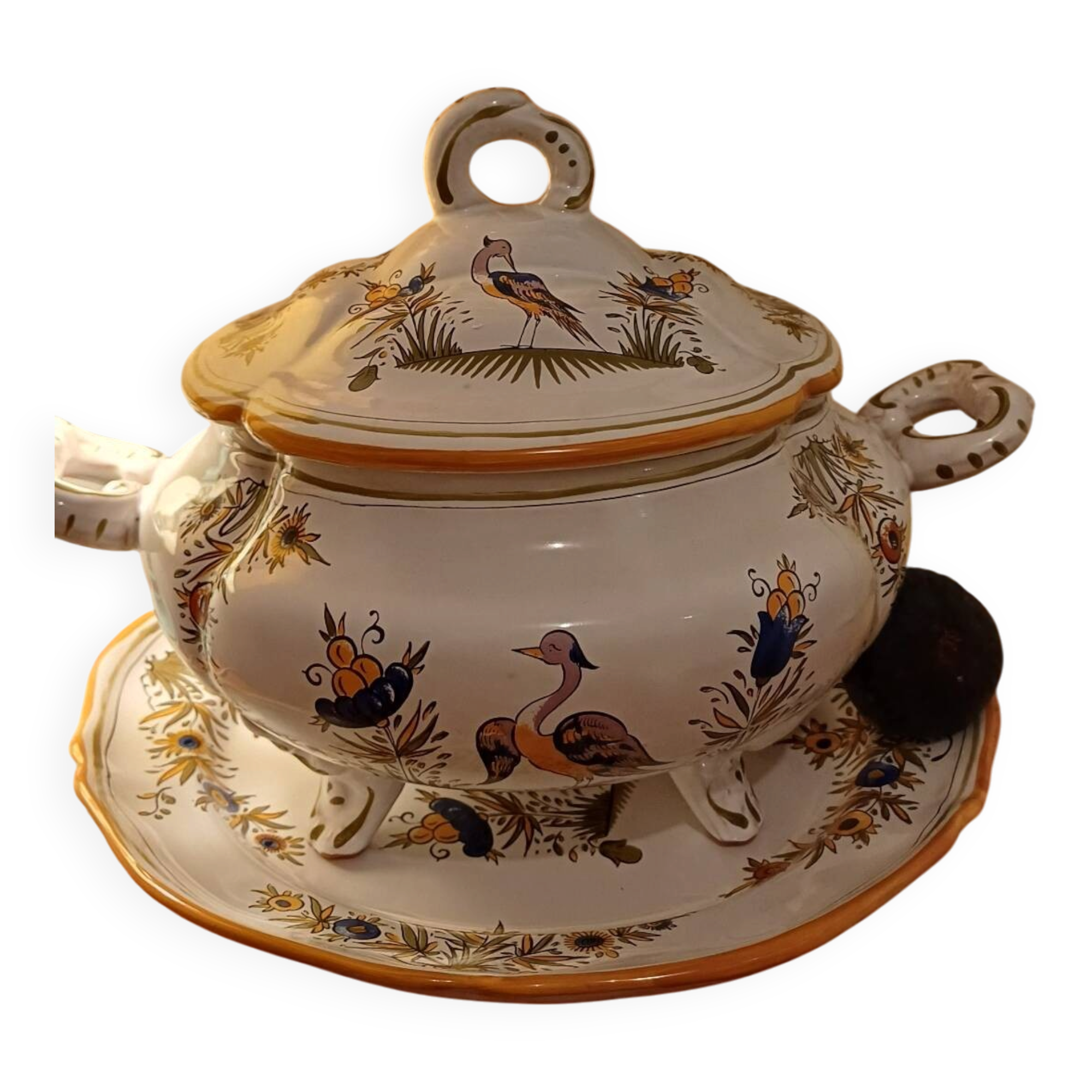Soupière et son plat " Le Renoleau"