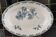 Old oval ceramic dish from Sarreguemines Flore model