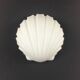 Set of 4 Vintage Shell-Shaped Opaline Glass Wall Lamps from Limburg, 1970s