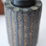 Mid-century modern Scandinavian brutalist pottery vase by Mari Simmulson for Upsala Ekeby, 1970s