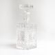 Carafe à whisky en cristal cannelé