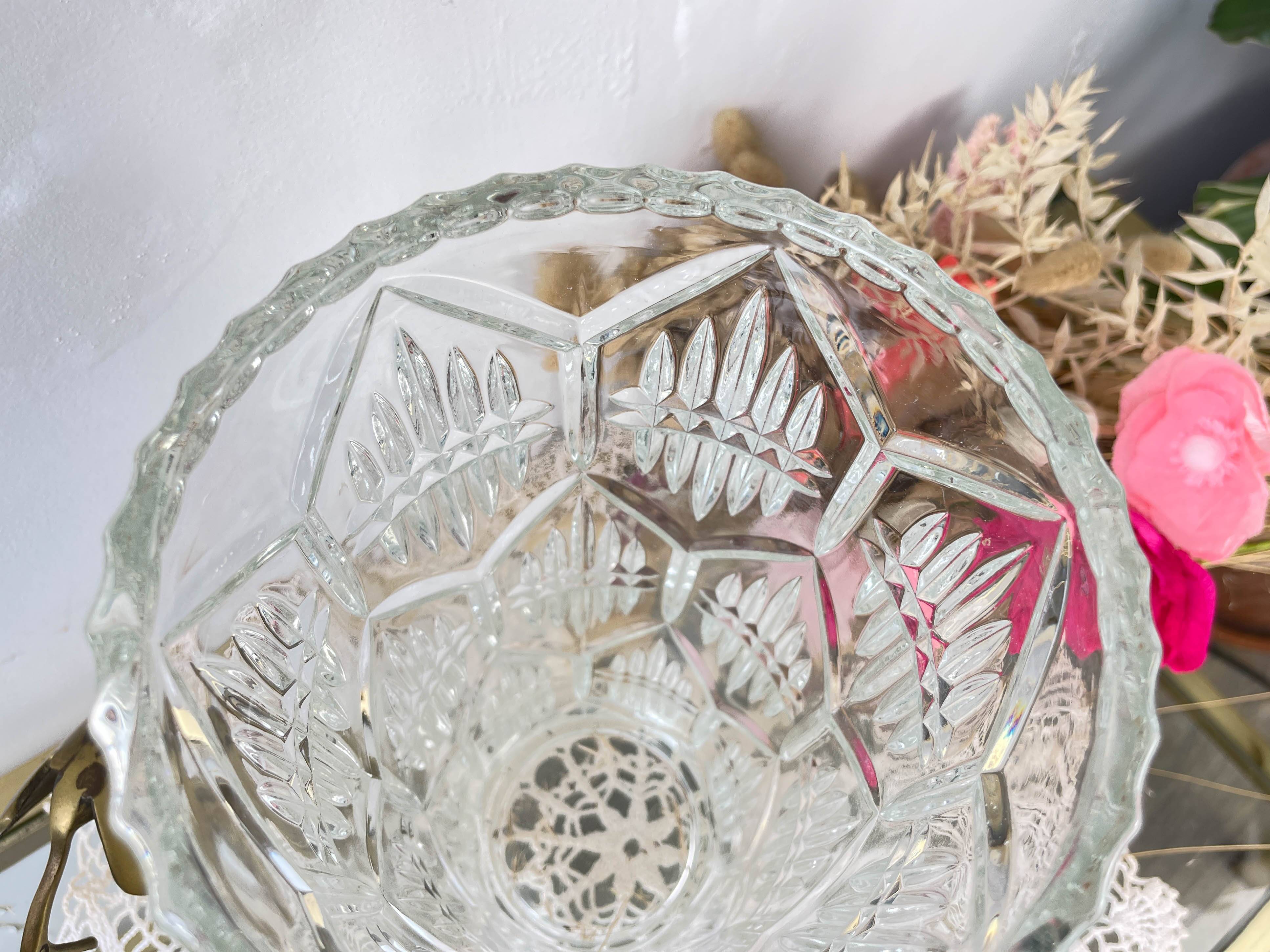 Vintage Art Deco style glass vase