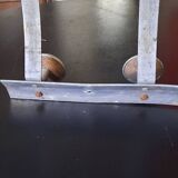 Aluminum wall coat rack