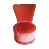 Paire de fauteuils crapauds en velours