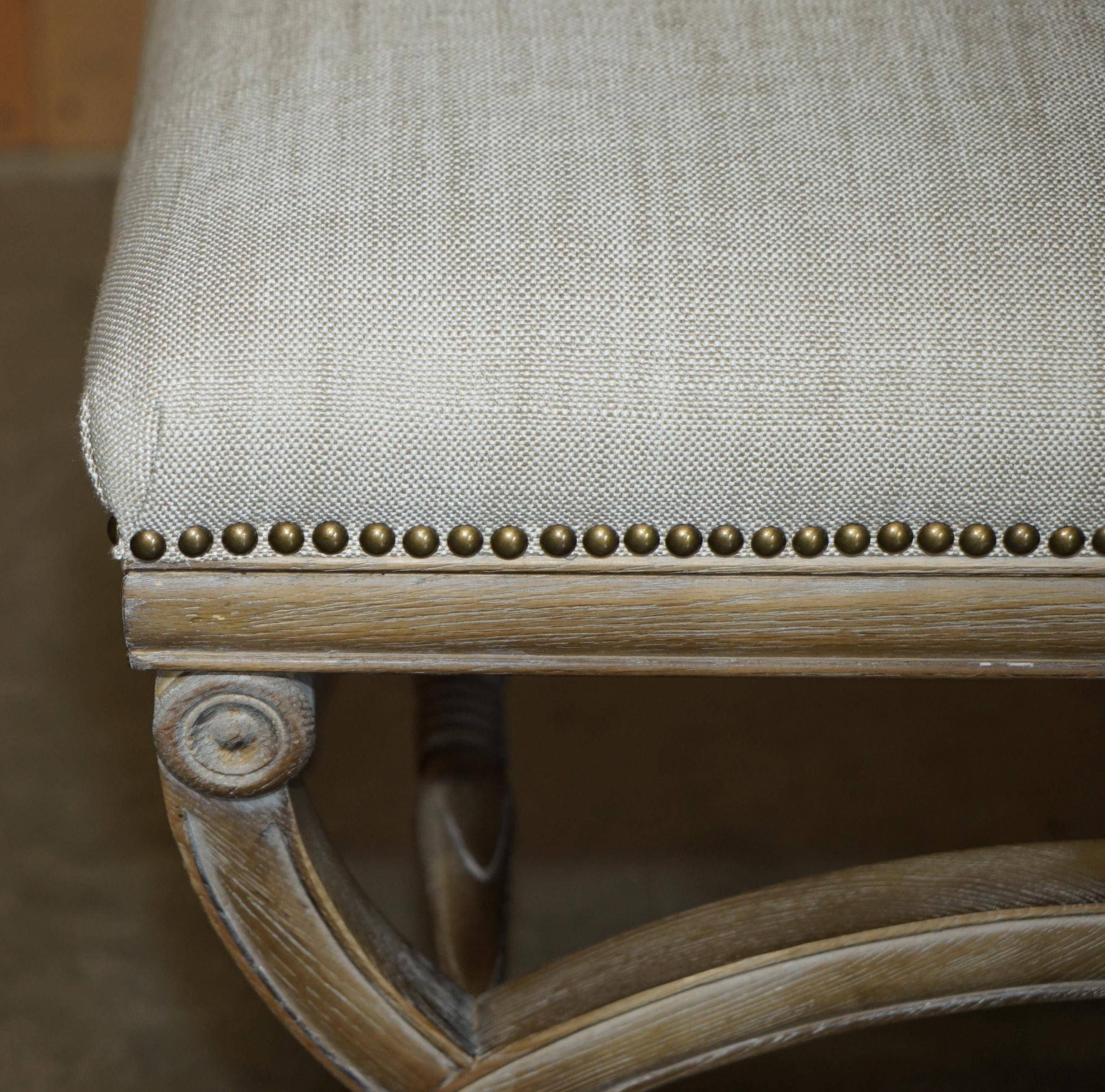 Regency style banquette - Dressing table or double piano stool