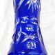 Vase bleu cristal
