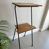 Vintage side table, pedestal, end table