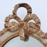 20th Century Louis XVI Baroque Style Mirror in Carved Wood, France