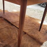 Scandinavian dining room set, 6 chairs with extendable table 1950s