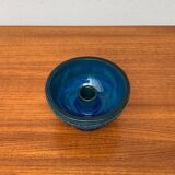 Rimini Blu pottery candlestick by Aldo Londi for Bitossi, Italy, 1960s.