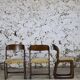 Set of 3 sleigh chairs by Baumann, 1960