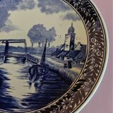 Plat en faïence Delft Boch Fr