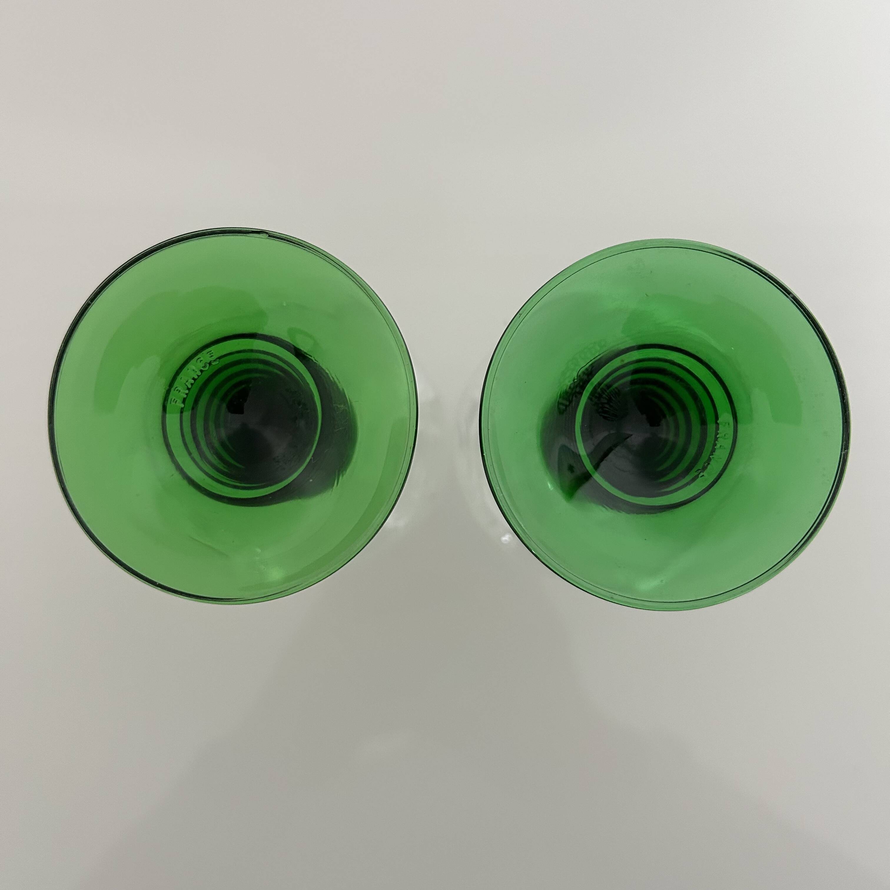 Pair of Alsace wine glasses