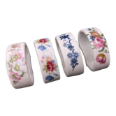 Porcelain napkin rings
