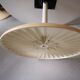 Table basse blanche et tulipe design 1970