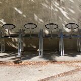 Set of 6 dining chairs by Kai Papritz, 90s.