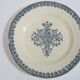 Lot of 4 flat plates Iron Earth, Alhambra model of Salins