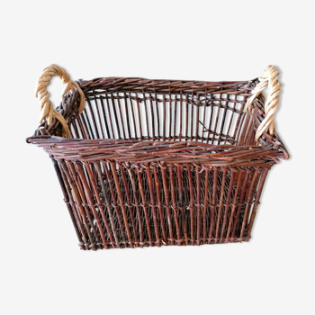 Wicker basket, rattan