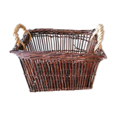 Panier en osier rotin