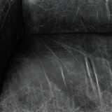 Amazing and unique cowhide aviator design bench, 2-seater