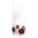 Crystal vase inlaid with button 1970s Height 25 cm