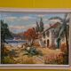 Vintage Mediterranean Painting signed C. Beaufort