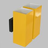Pair of 60s minimalistic wall lights.