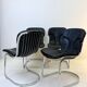 Set of 4 chairs by Willy Rizzo, 1970s
