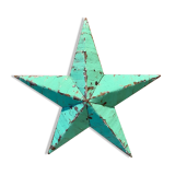 Amish stars light green 30cm