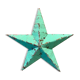 Amish stars light green 30cm