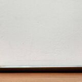 Danish stainless steel and teak plateau from the mid-century of Lundtofte, Denmark, 1960s.