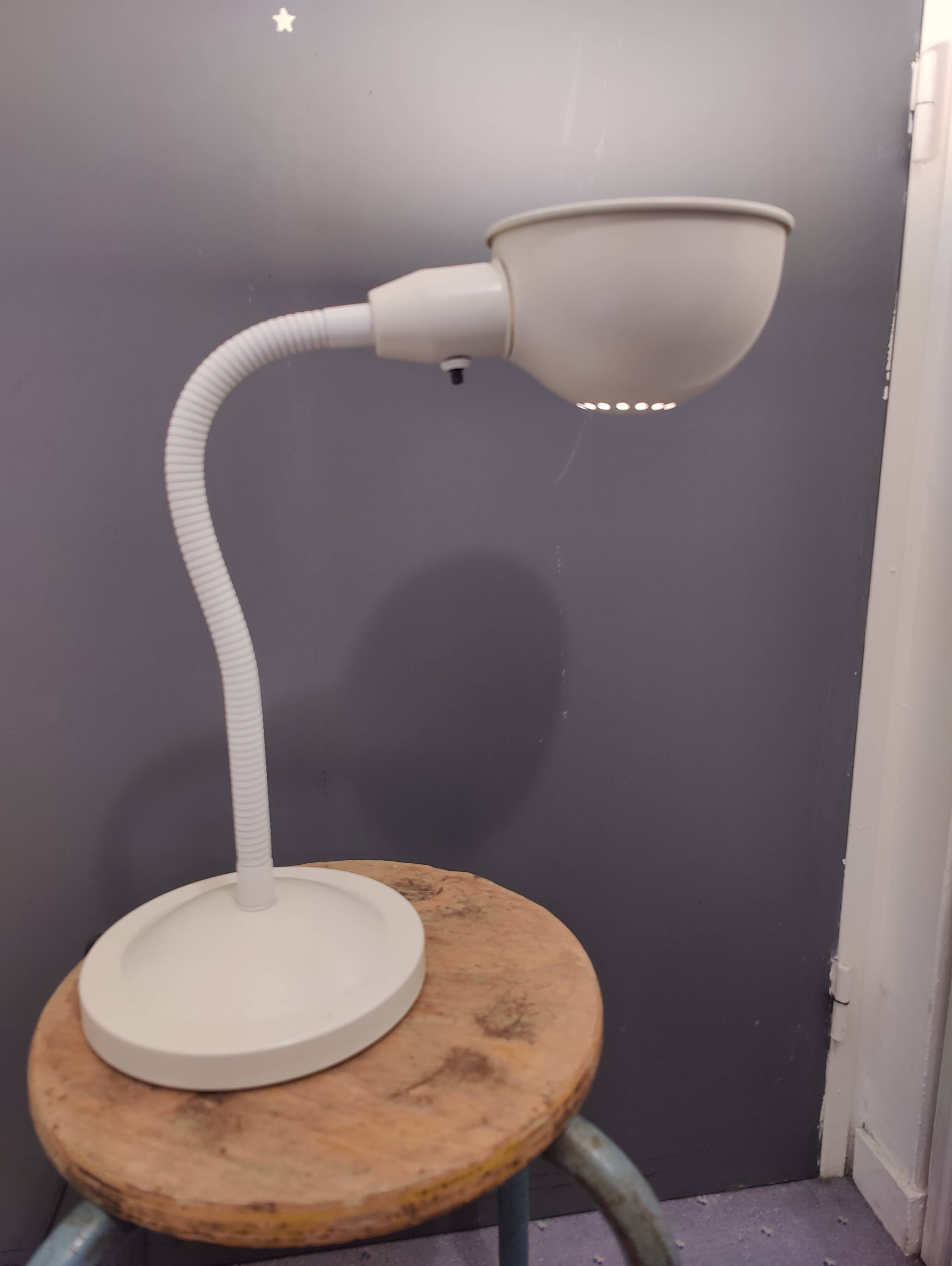 Ikea lamp Format A0103 white (cream) vintage 1980s