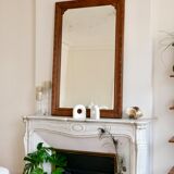 Carved wooden mirror 149x95cm