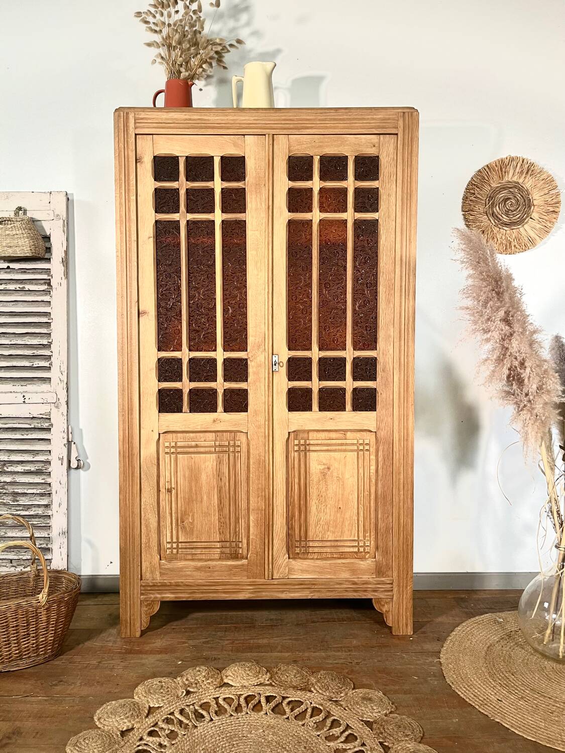 Parisian glass cabinet