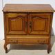 Small oak sideboard, rotating tray