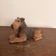 Sculpture Airedale Terrier Par Sandicast Artiste Sandra Brue San Diego 1988
