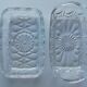 Reims glass butter dish