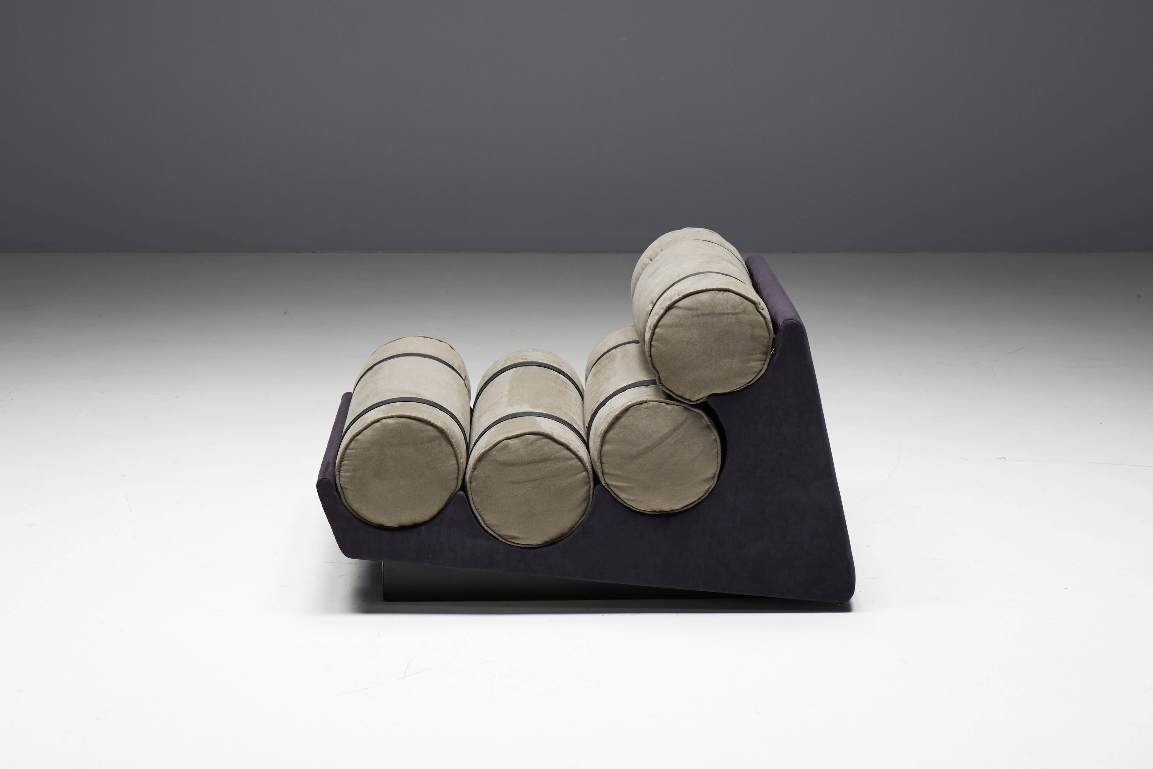 Mid-Century Cylindrical Lounge Chair, Brazil, 1970s