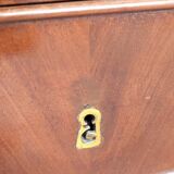 Antique writing table in mahogany, Louis Philippe style, Austria, 19th century.