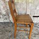Vintage CLASS NEUDORF Wooden Chair + Woven Seat #C800