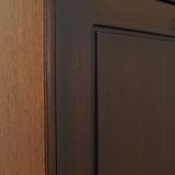 Mahogany showcase, Danish design, 1970s, production: Denmark