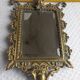 Pair of antique bronze mirrors – Louis XV / Rococo style – 19th century