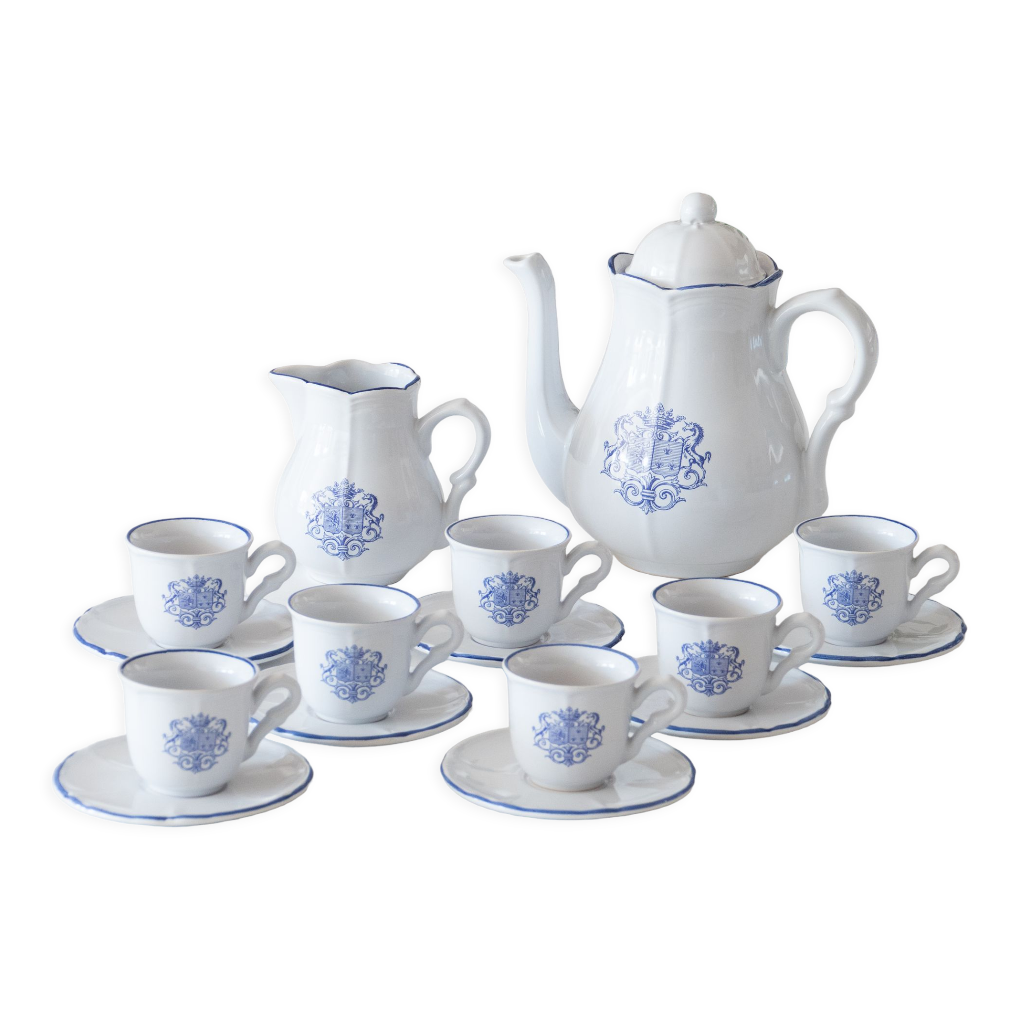 Coffee service Niderviller collection "Armorial"