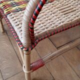 Rattan armchair for children