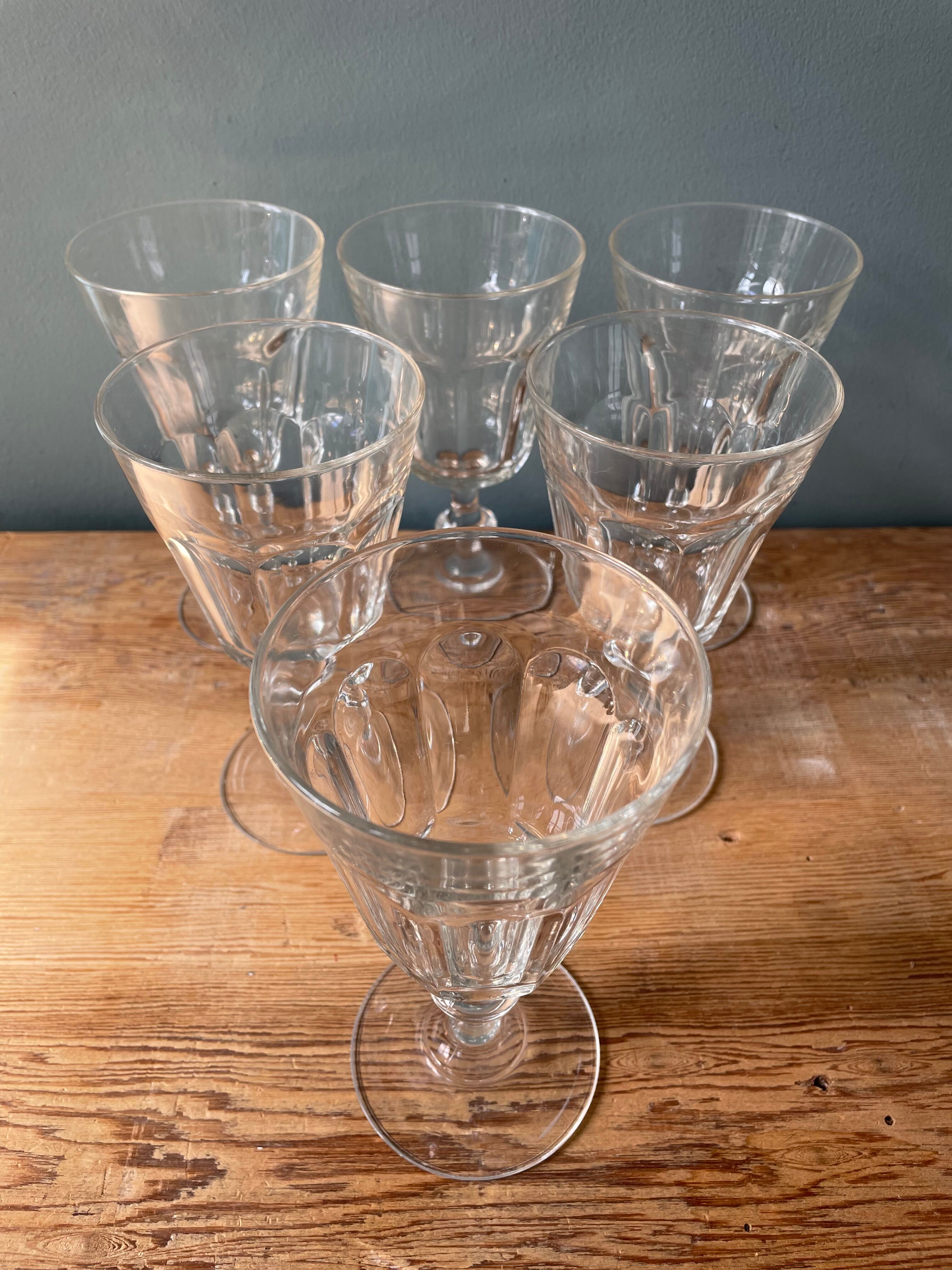 Lot de 6 verres à pieds Luminarc France
