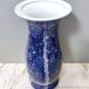 Blue and White Lacquered Ceramic Vase by Laveno Chinoiserie Style, Italy
